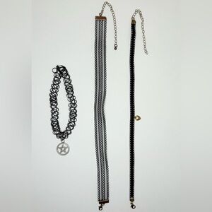 Black Choker Set